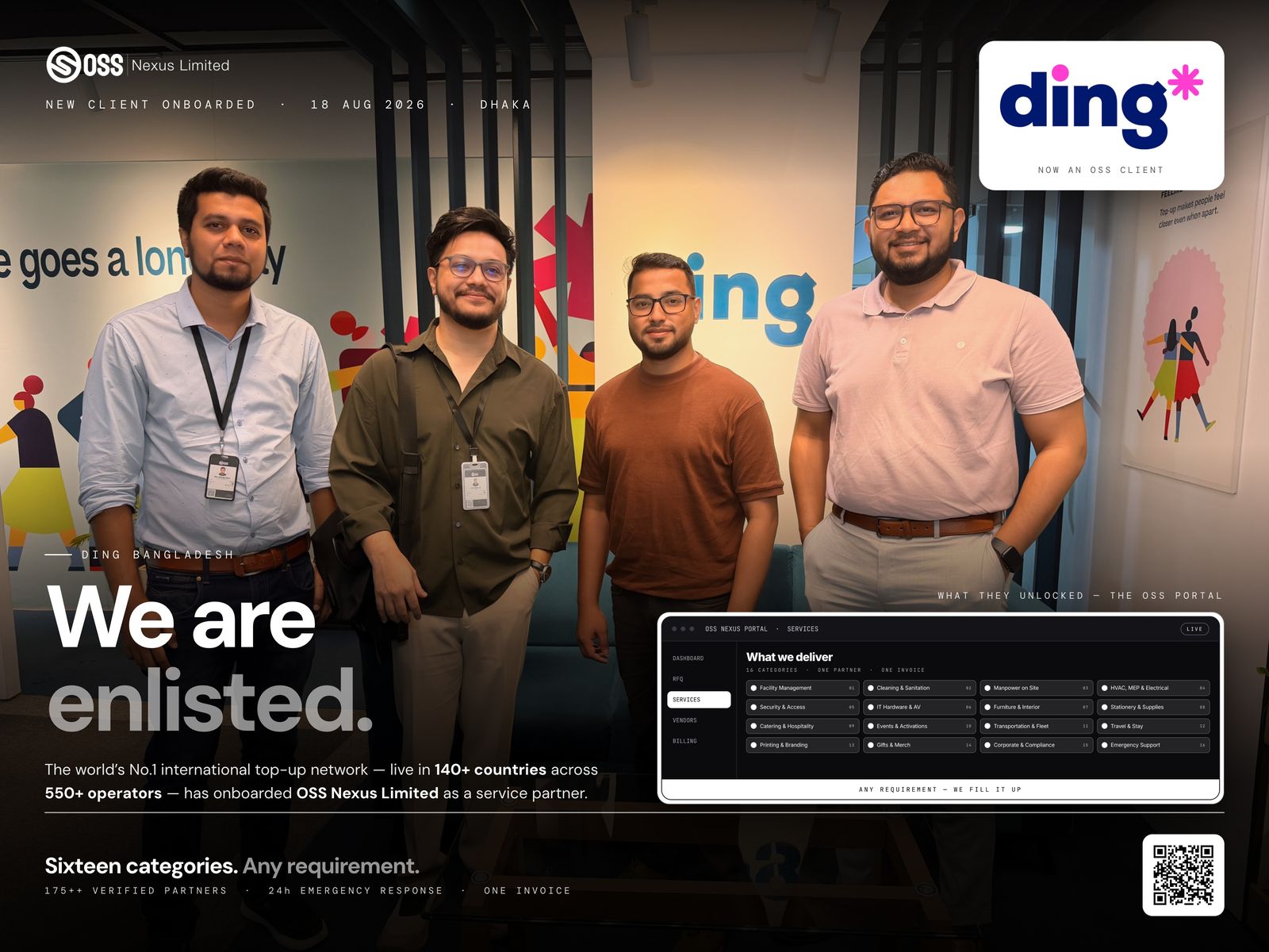 New client · Ding