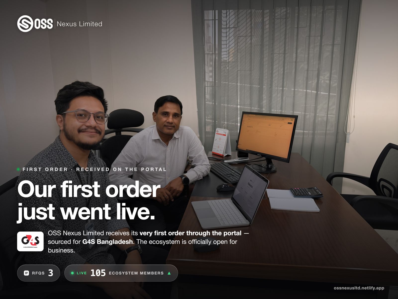 First order · G4S Bangladesh