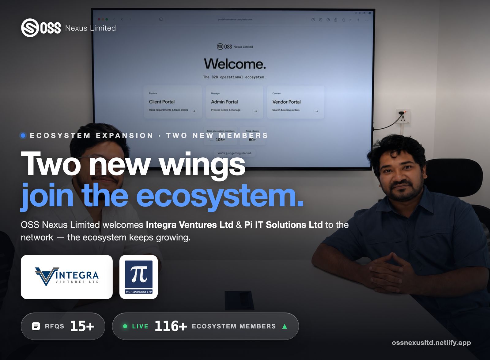 New partners · Integra & Pi IT
